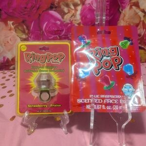 Ring Pop Flavored Lip Gloss and Scented Face Mask Set